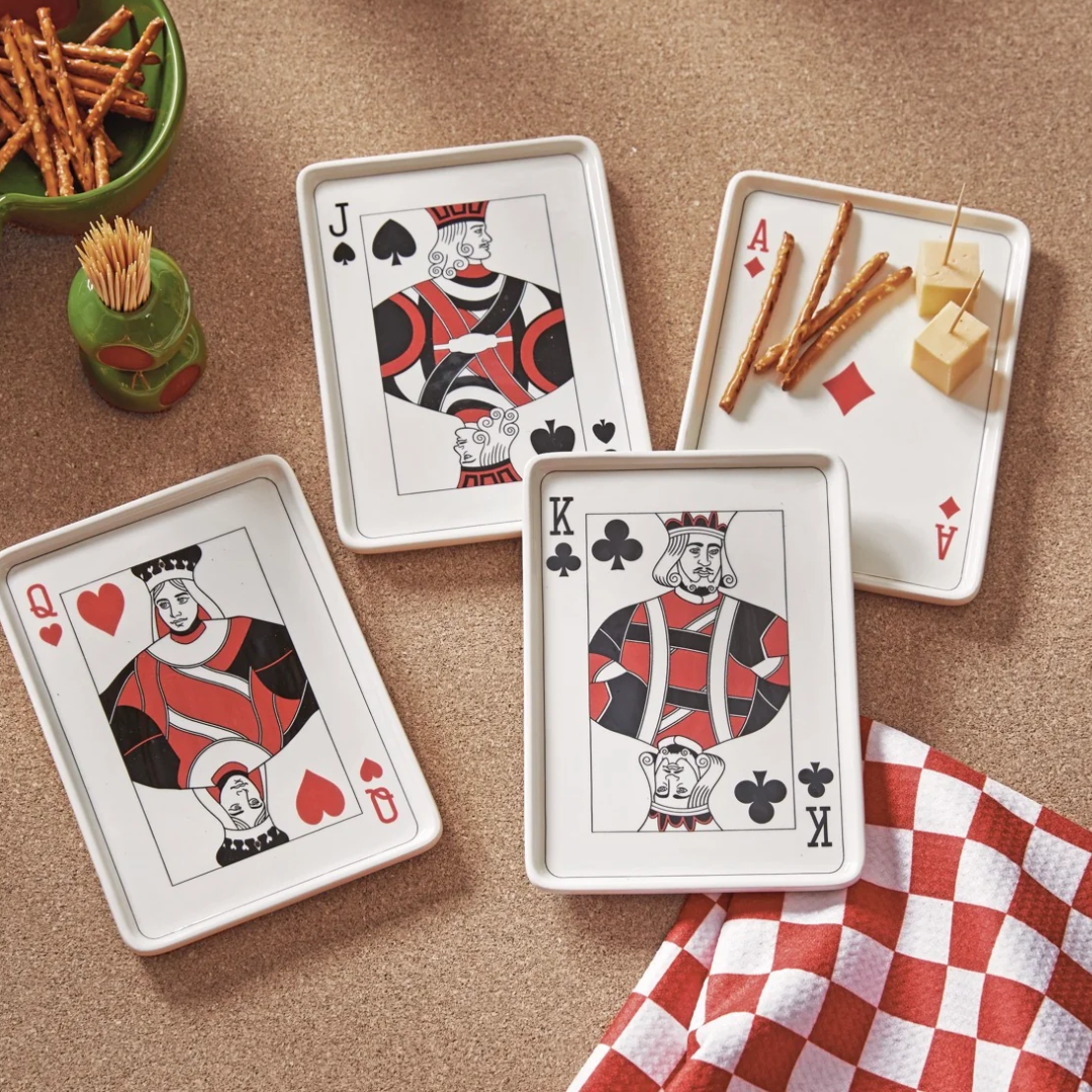 Playing Cards Appetizer Plate