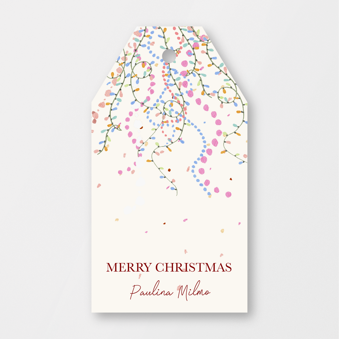 Pastel Sparkle Tag