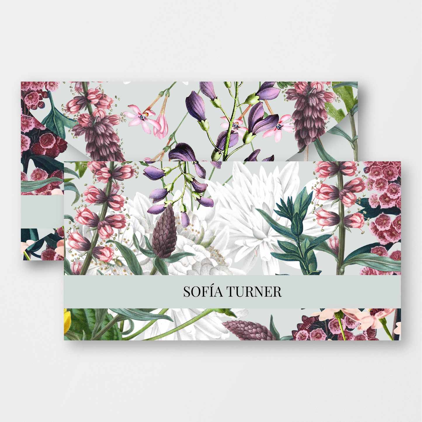 Personalized Botanical Stationery Box
