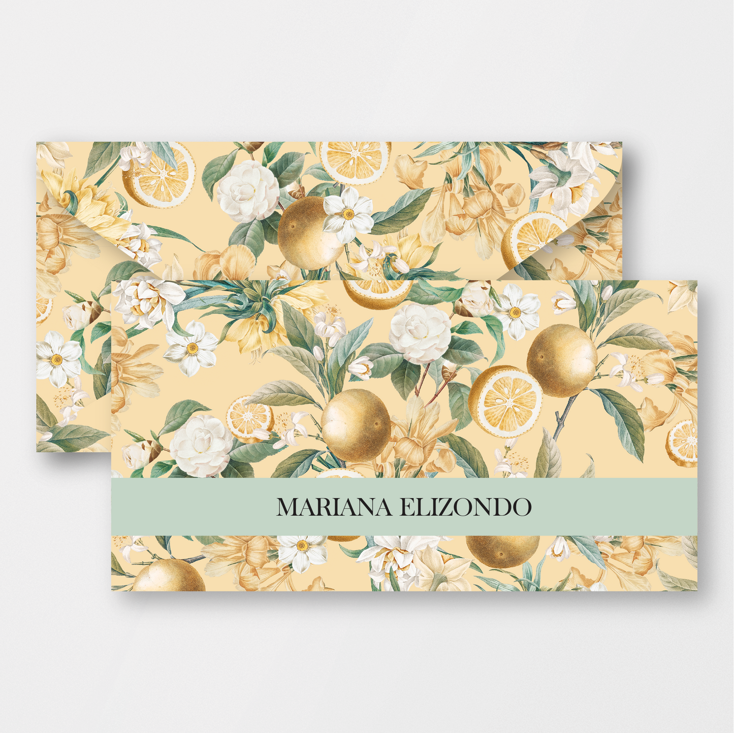 Personalized Citrus Grey Box