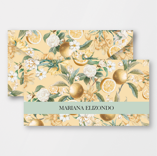 Personalized Citrus Grey Box