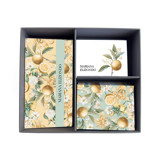 Personalized Citrus Grey Box