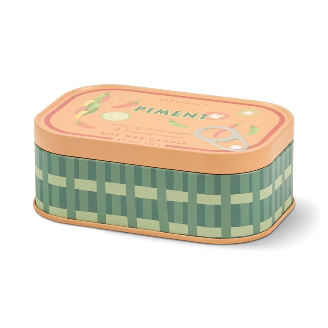 Bistro 4.5 oz Tin Candle - Piment