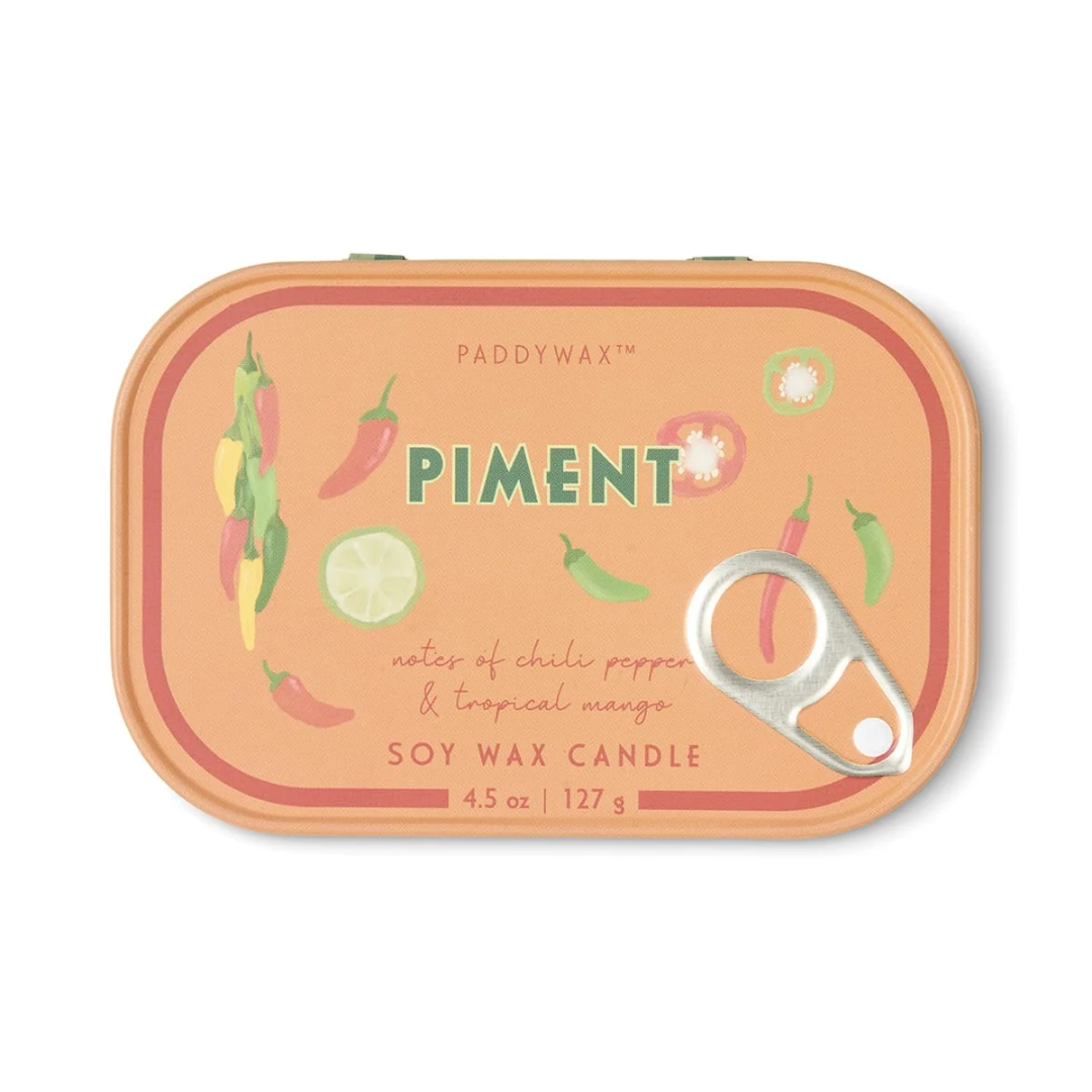 Bistro 4.5 oz Tin Candle - Piment