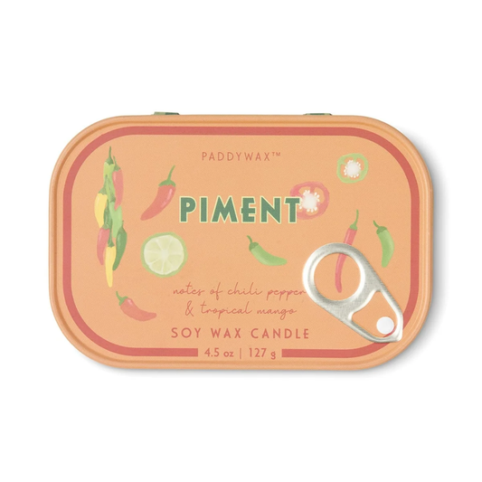 Bistro 4.5 oz Tin Candle - Piment