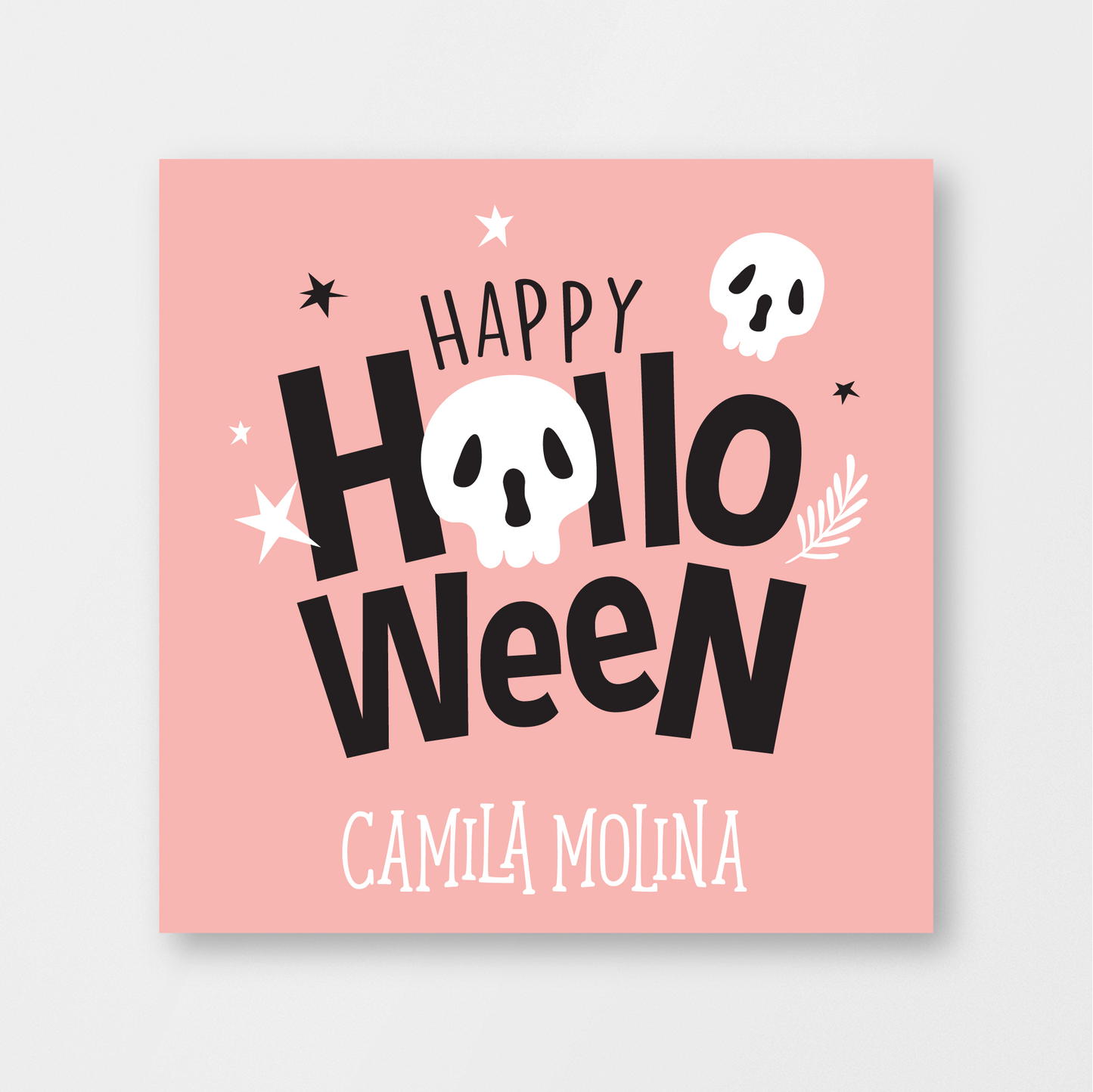 Pink Halloween Skulls