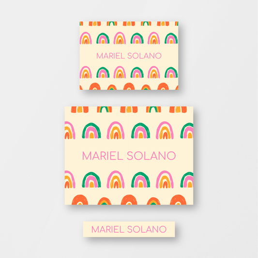 Rainbow Rows Stickers