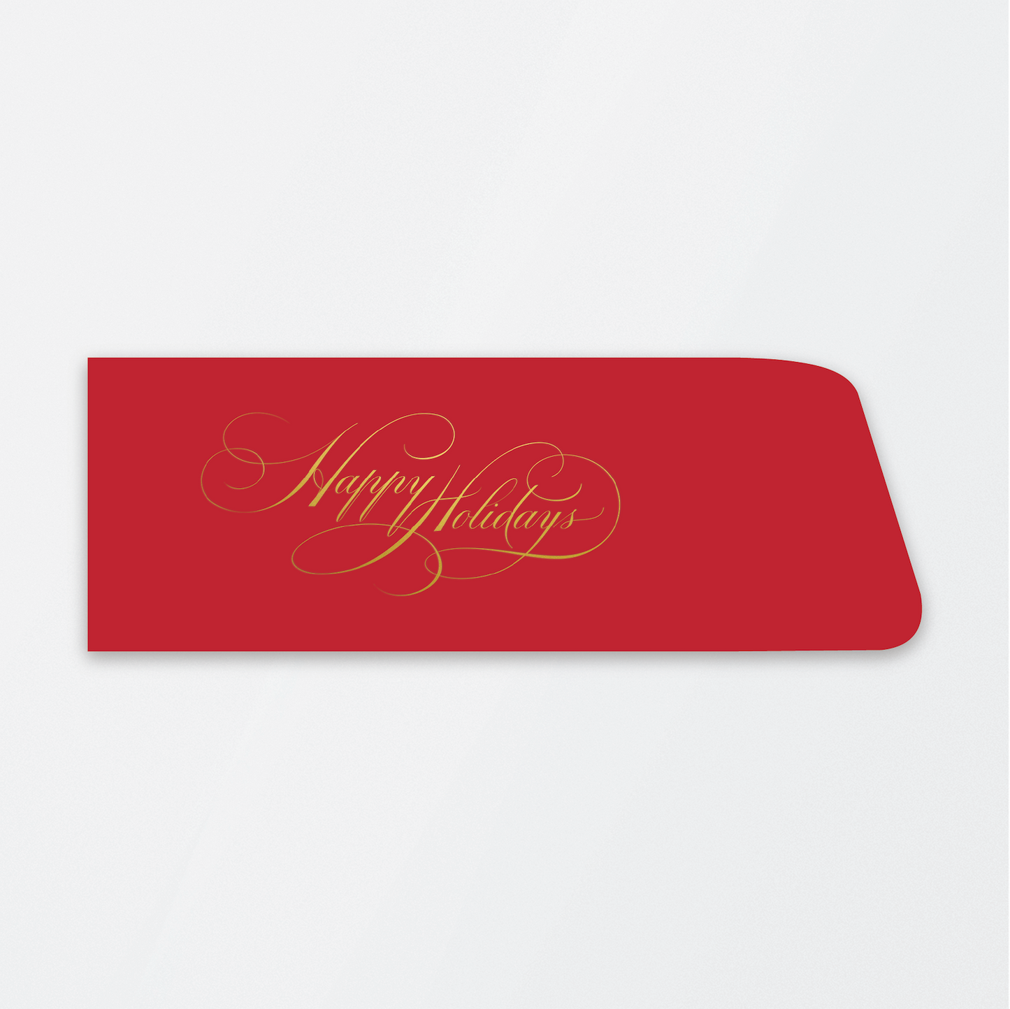 Red Happy Holidays Envelope