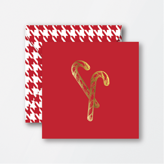 Red & Gold Candy Cane Set