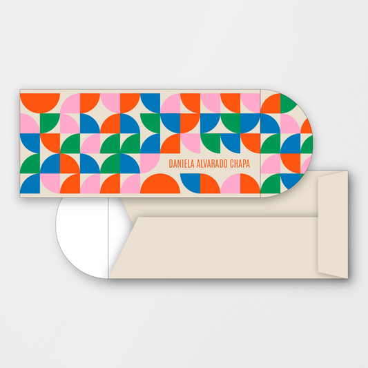 Retro Geometric Money Holder