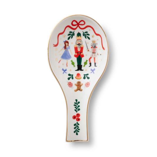 Nutcracker Porcelain Spoon Rest