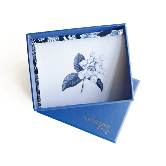 Small Blue Toile Box