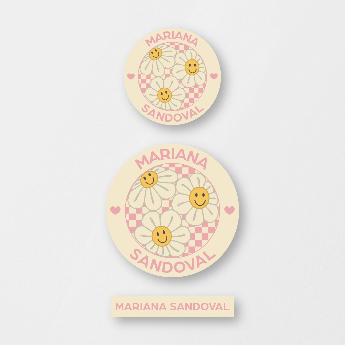 Smiley Daisies Stickers