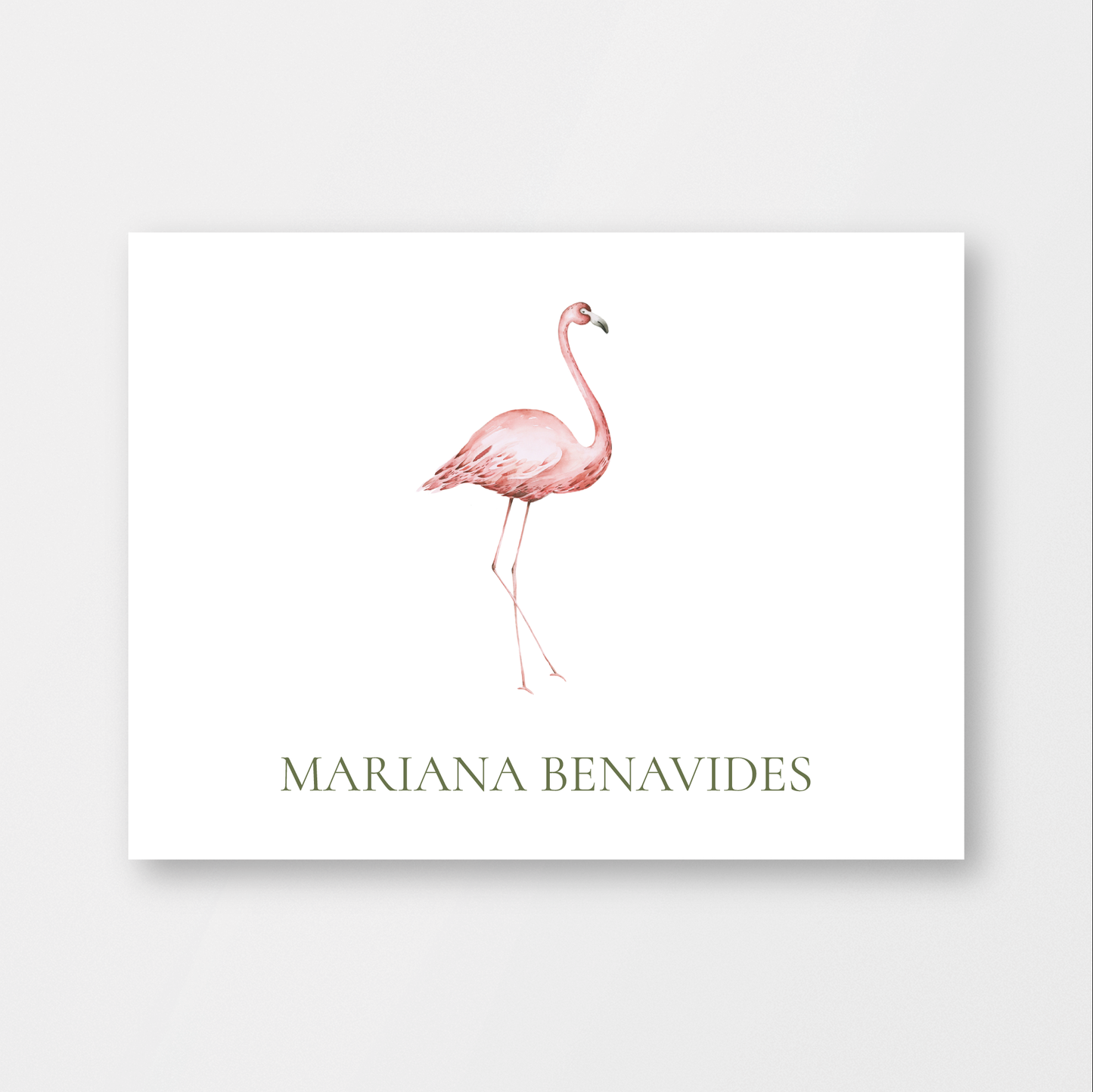 Sweet Savannah Flamingo Card
