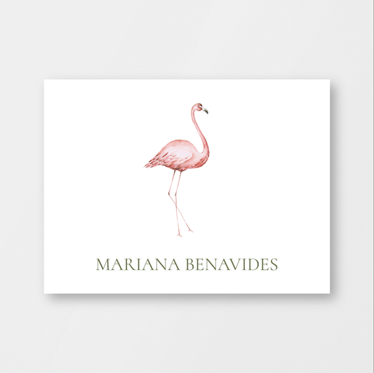 Sweet Savannah Flamingo Card