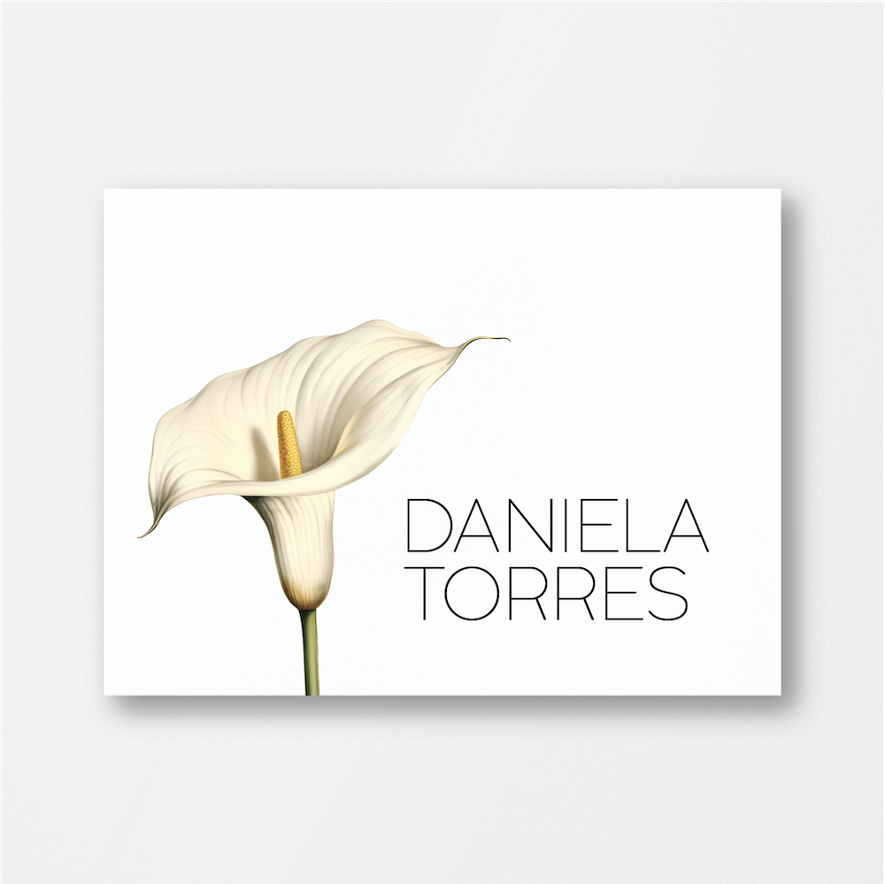 Calla Lily Card