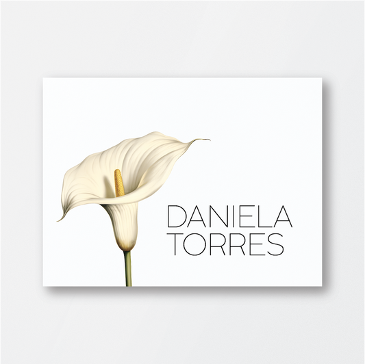 Calla Lily Card