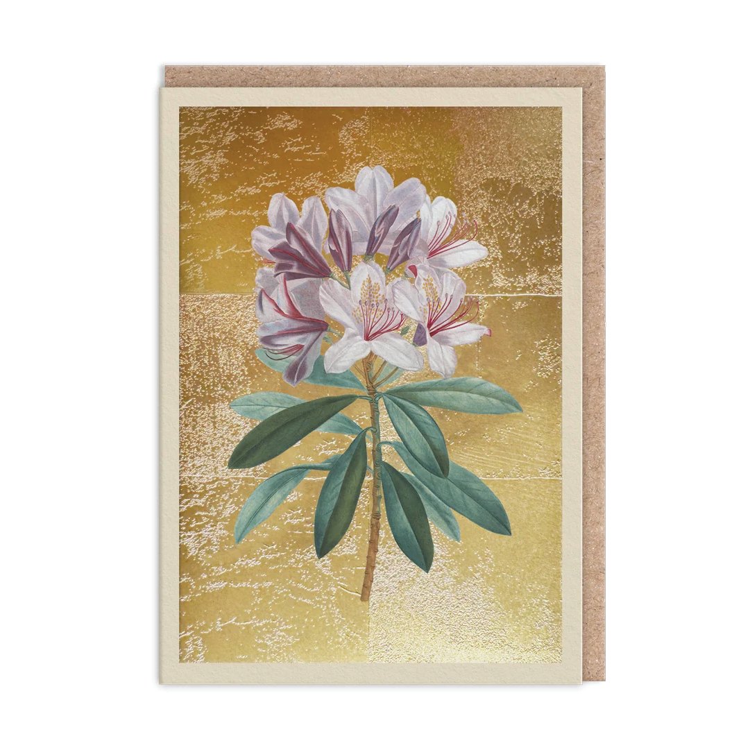 Rhodedendron Mini Greeting Card
