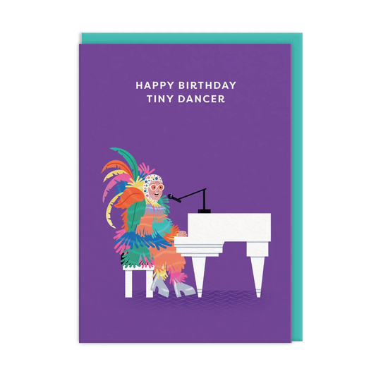 Elton John Greeting Card