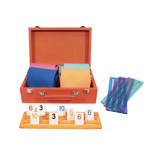 Mini Travel Rummikub Set (Orange)
