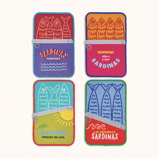 Set de 4 cocteleras de sardinas