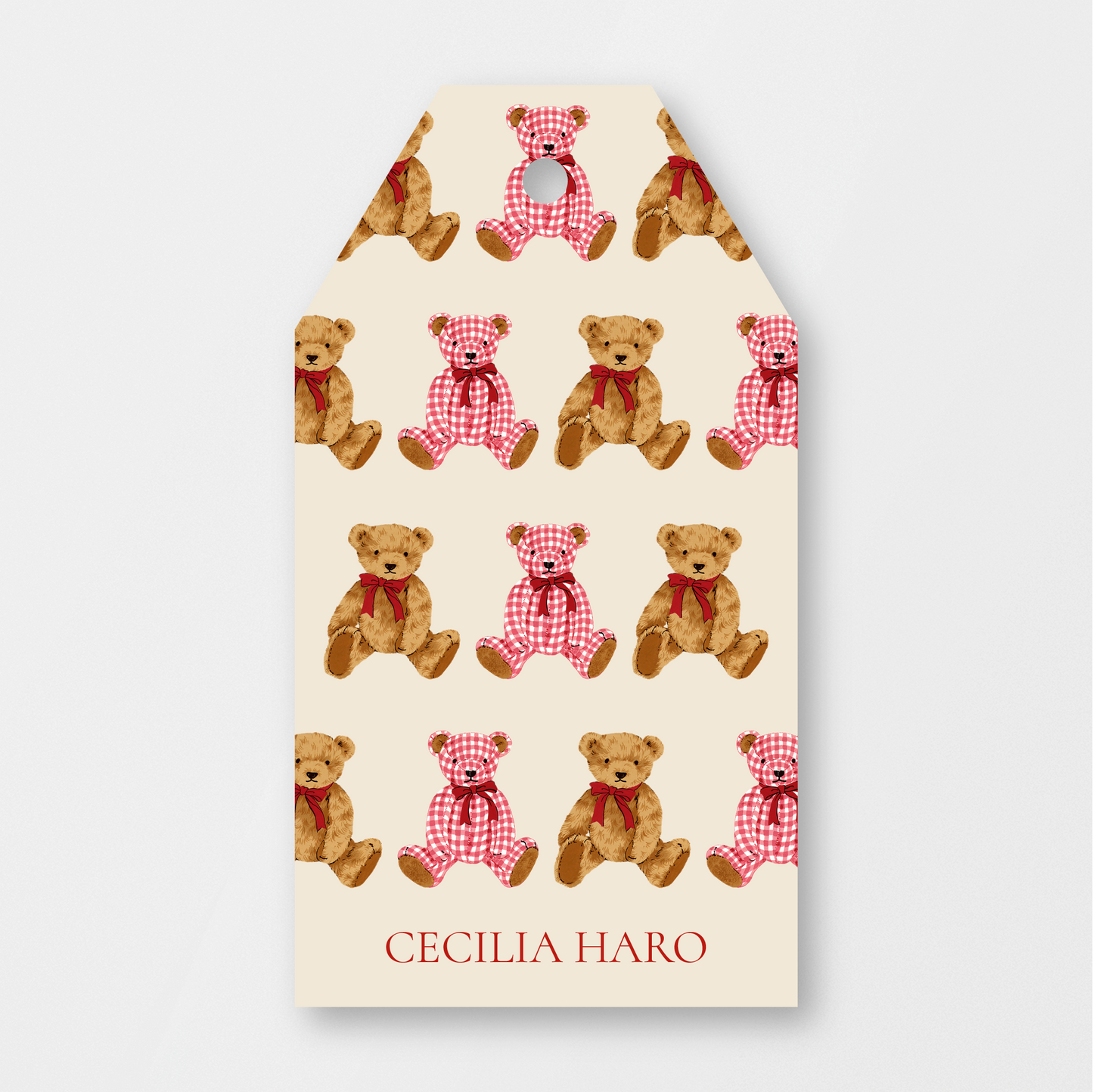 Valentine Bears Tag