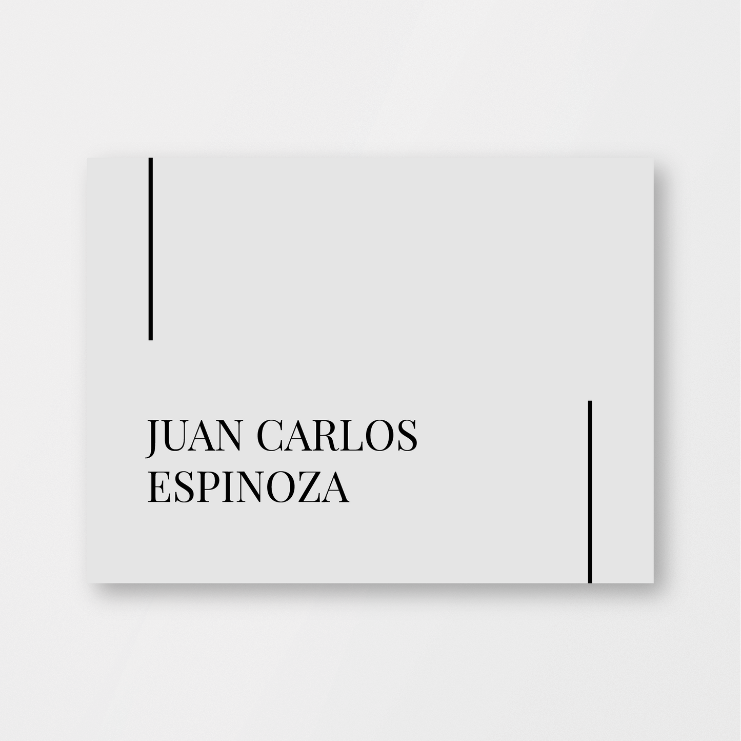 Vertical Lines Card