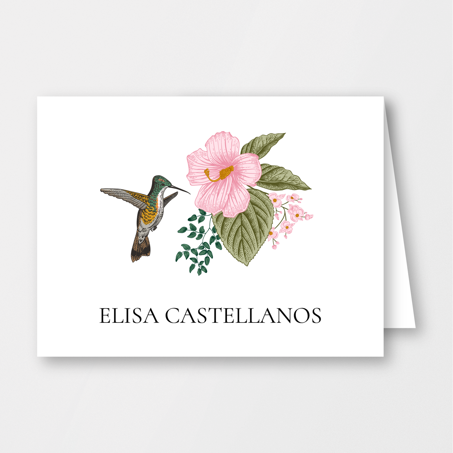 Vintage Botanical Card & Envelope