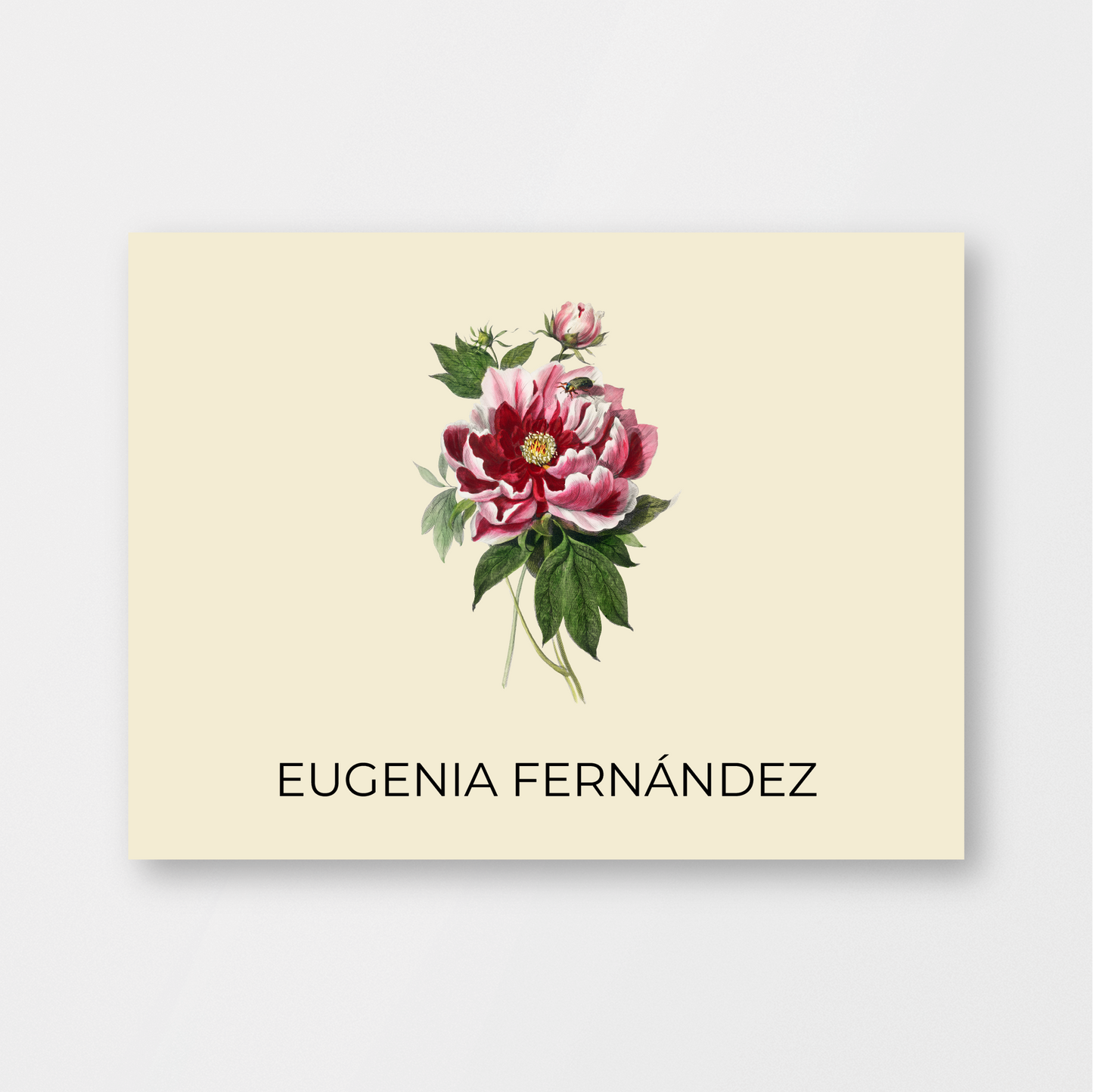 Vintage Peony Card