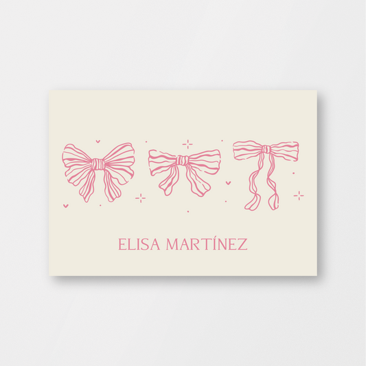 Vintage Pink Bows