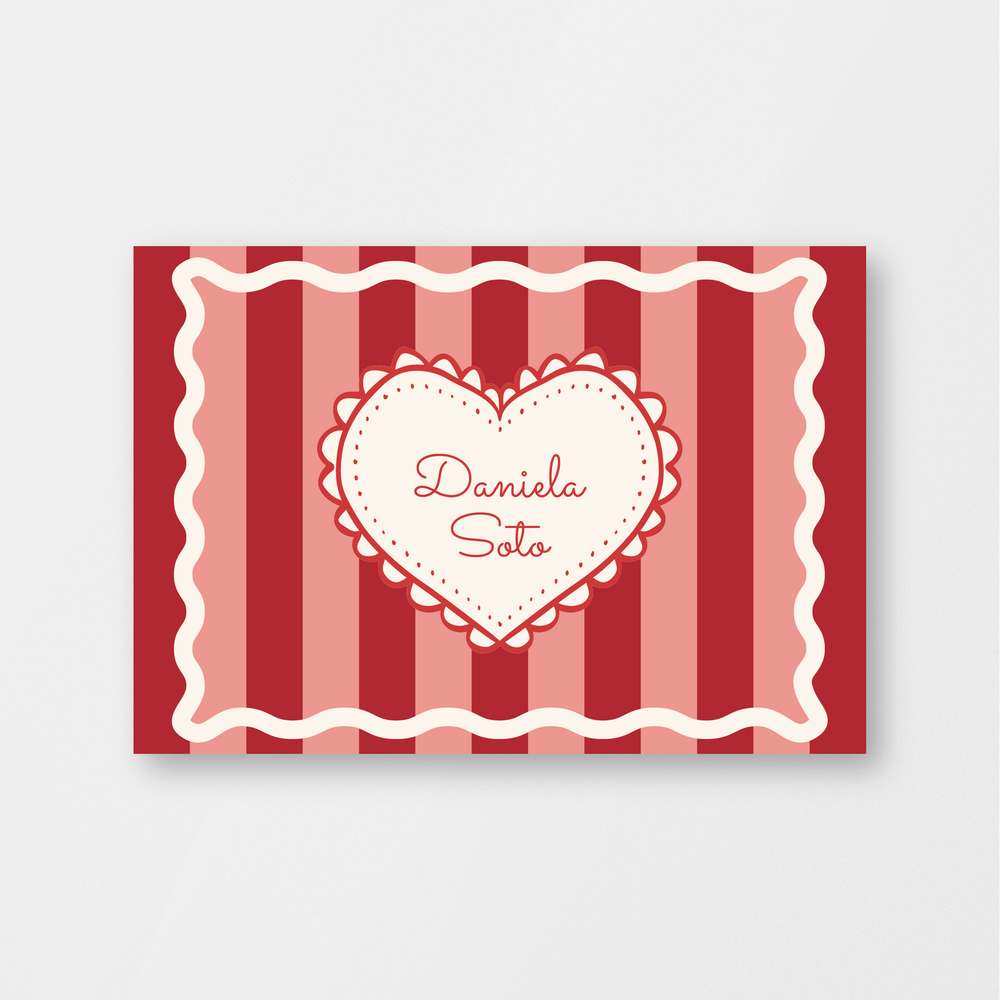 Warm Stripes Heart