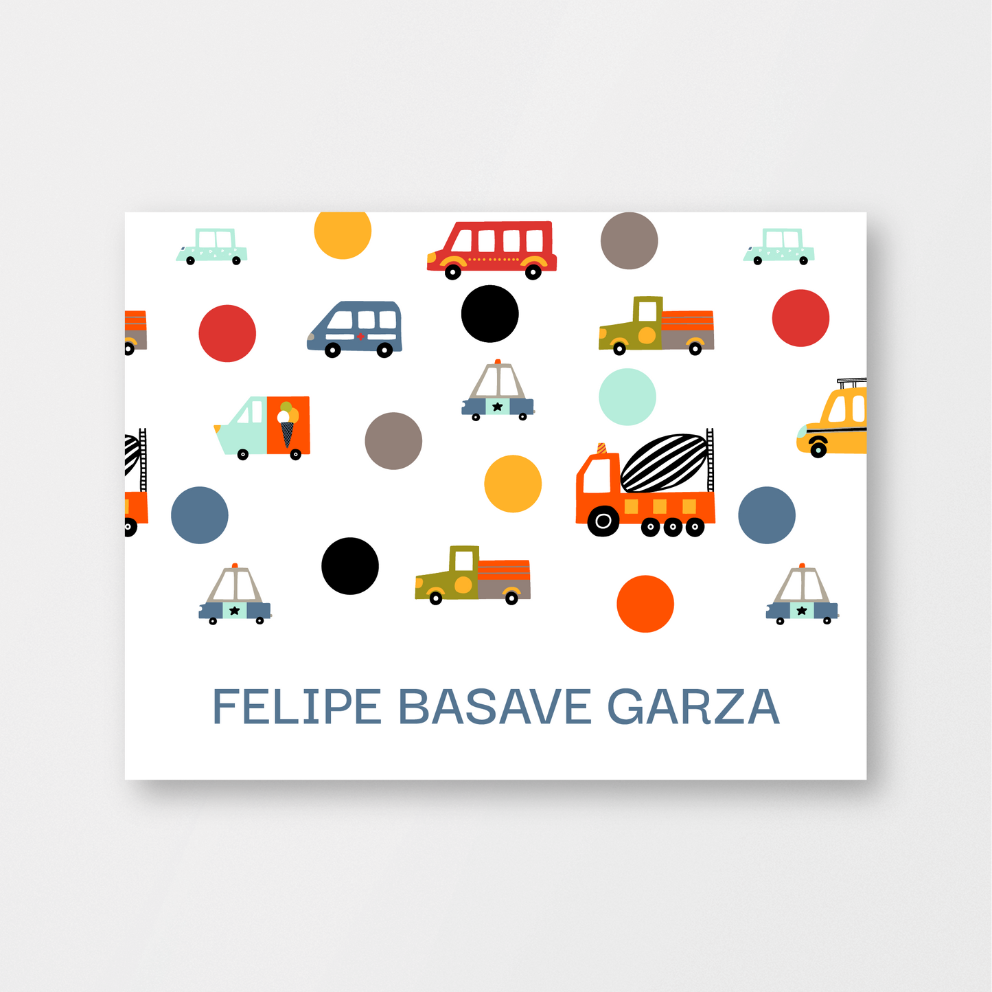 Wheelies & Dots Stickers