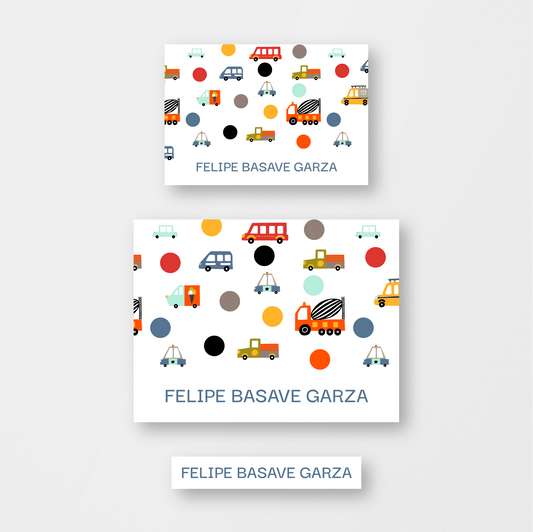 Wheelies & Dots Stickers