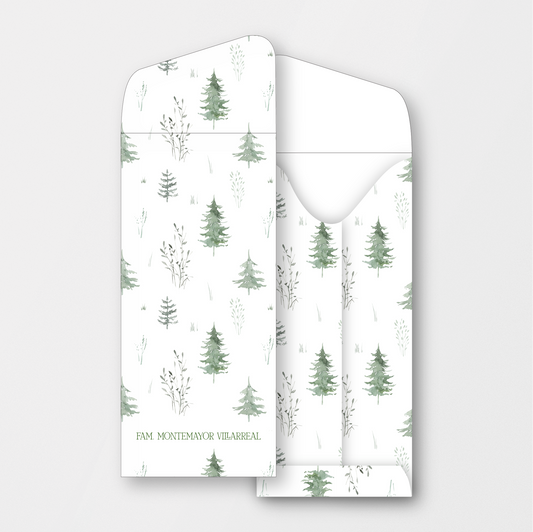 Winter Pines Money Holder
