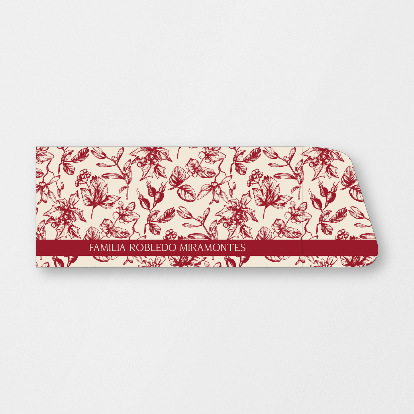 Winter Red Botanicals MoneyHolder