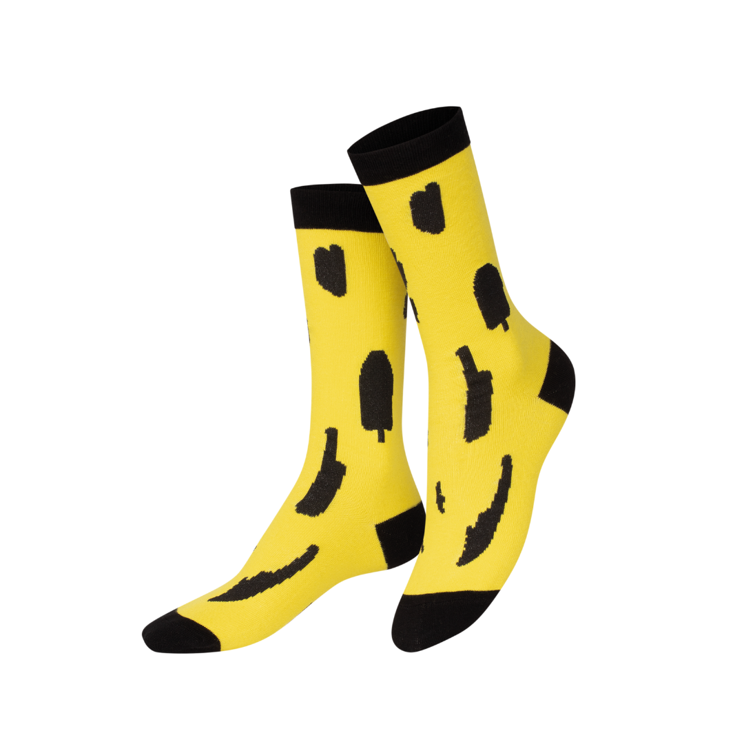Tropical banana socks