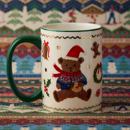 Beary Christmas Porcelain Mug