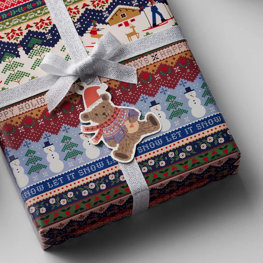 Pack of Beary Christmas Gift Tags