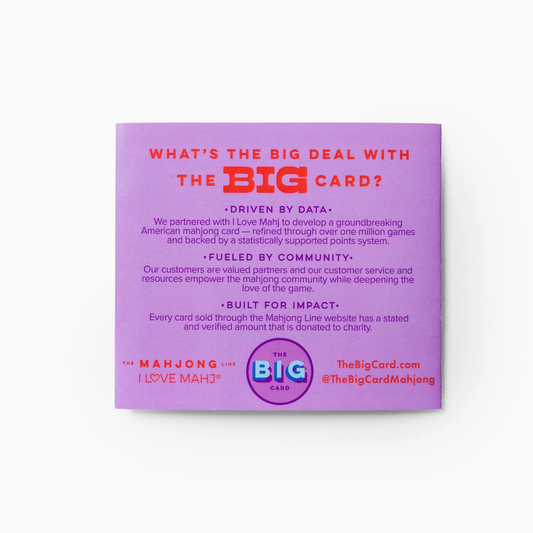 The Big Card: American Mahjong Playing Card