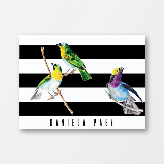 Exotic Birds Card