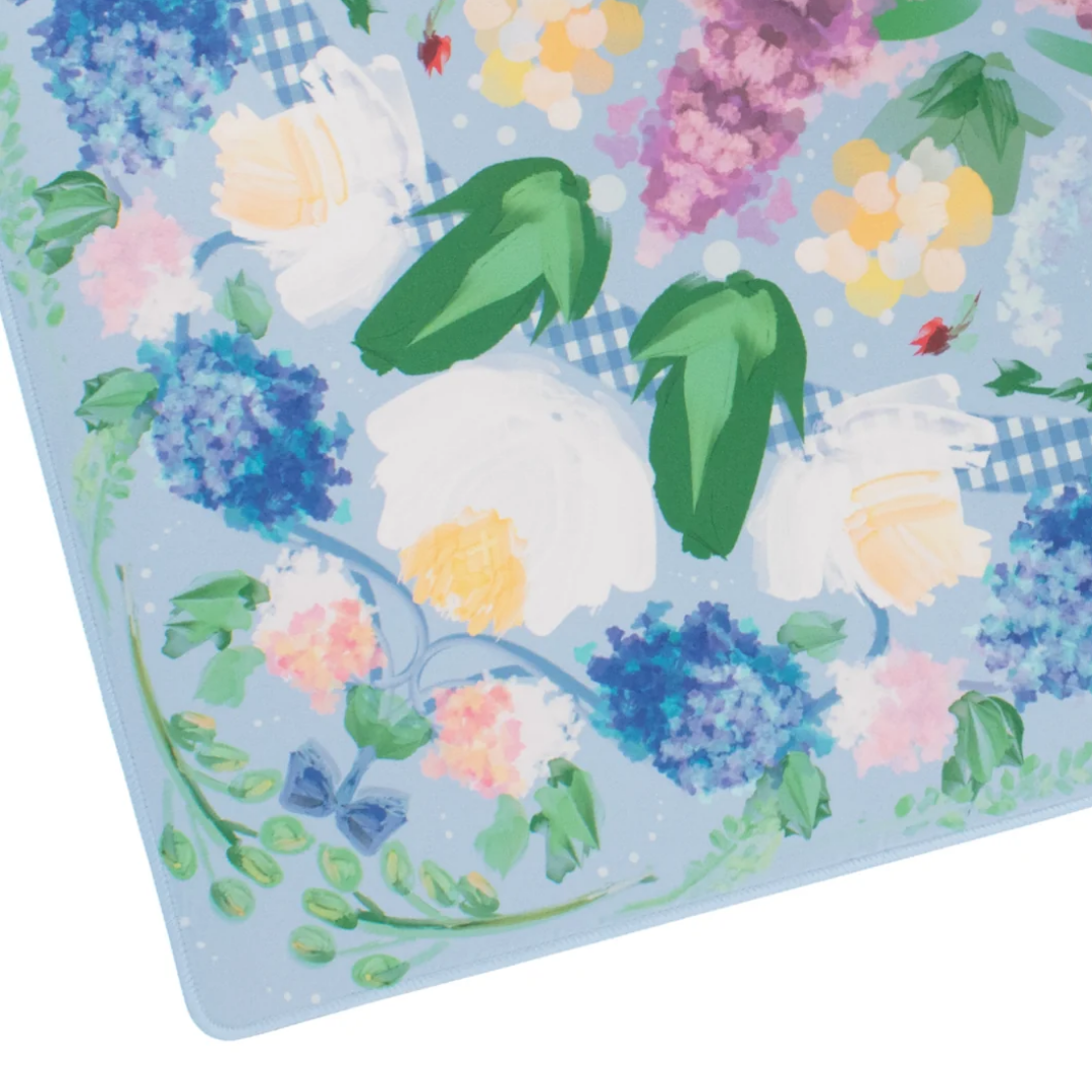Powder Blue Garden Party Mat - Miss Mahjong