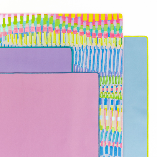 Travel Mahjong Mat Purple