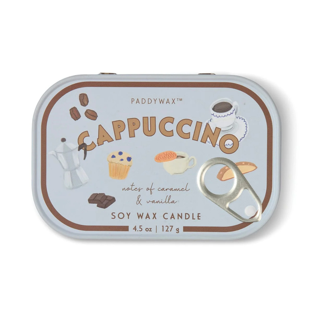 Bistro 4.5 oz Tin Candle - Capuchino