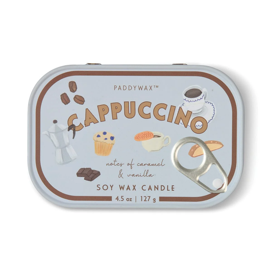 Bistro 4.5 oz Tin Candle - Capuchino