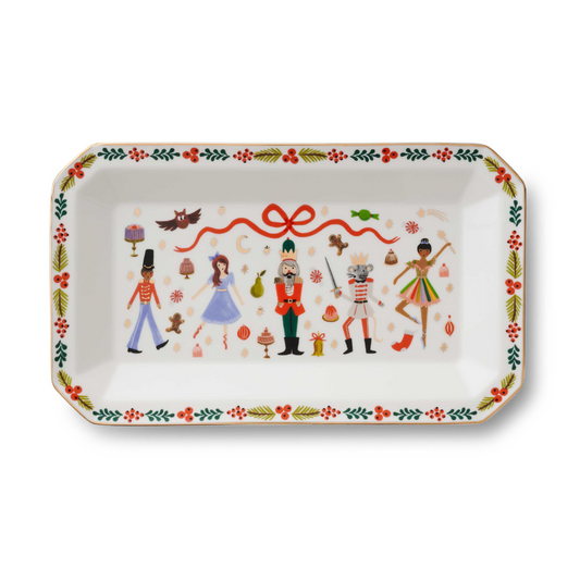 Nutcracker Large Porcelain Catchall Tray