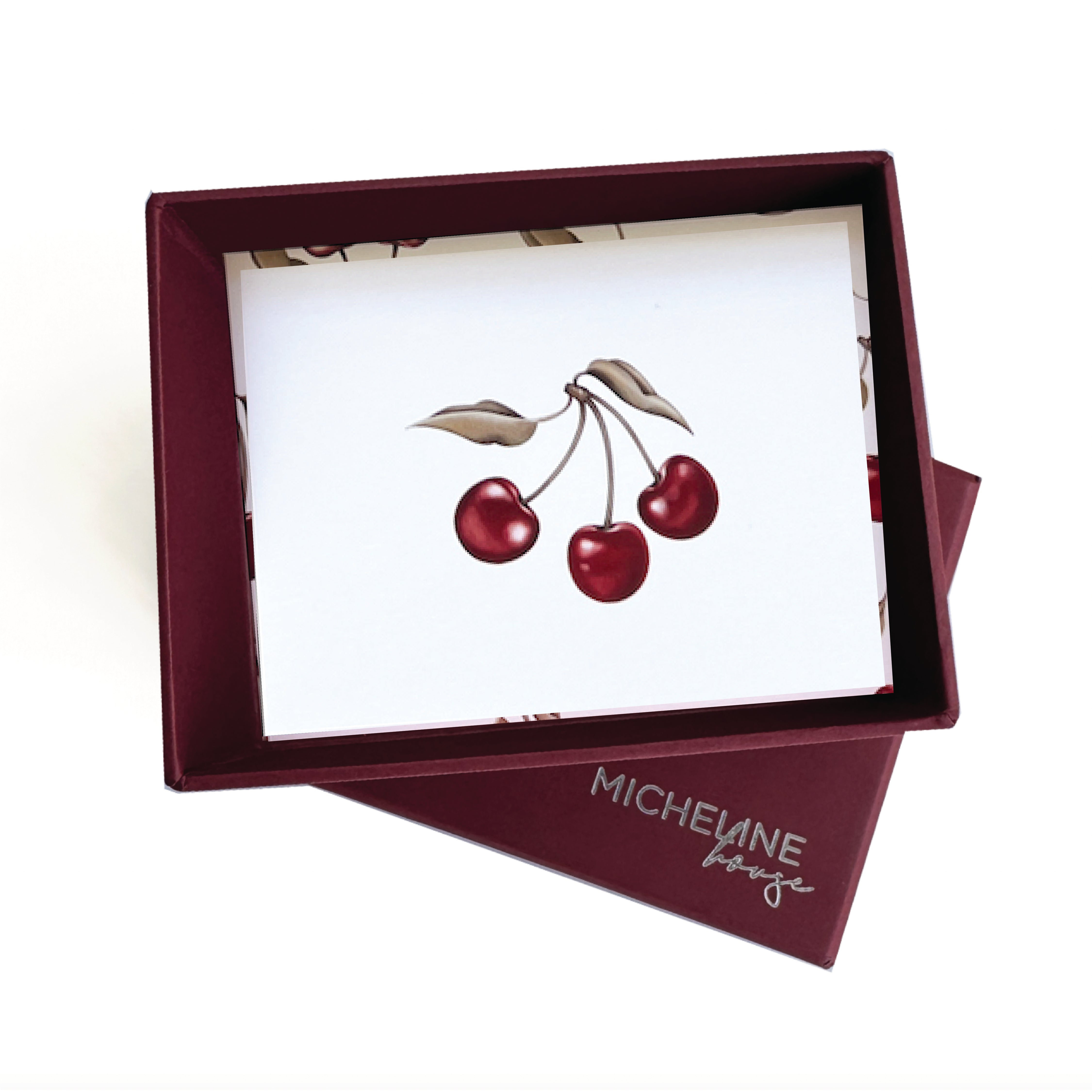 Cheey Box Small Cherry White Box – Micheline