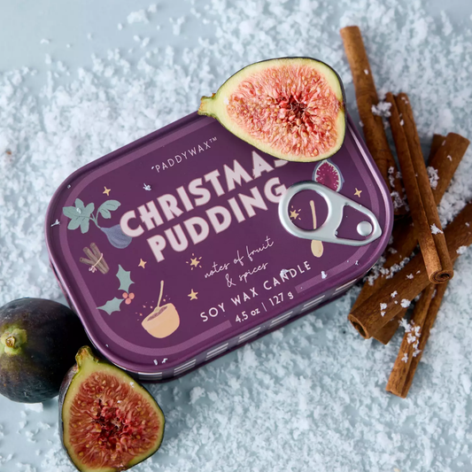 Bistro 4.5 oz Tin Candle - Christmas Pudding