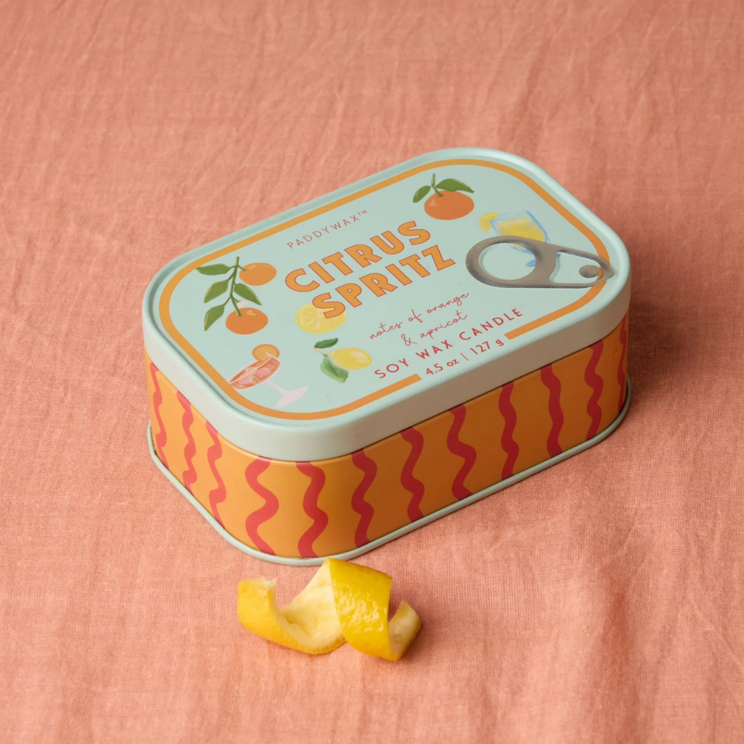 Bistro 4.5 oz Tin Candle - Citrus Spritz