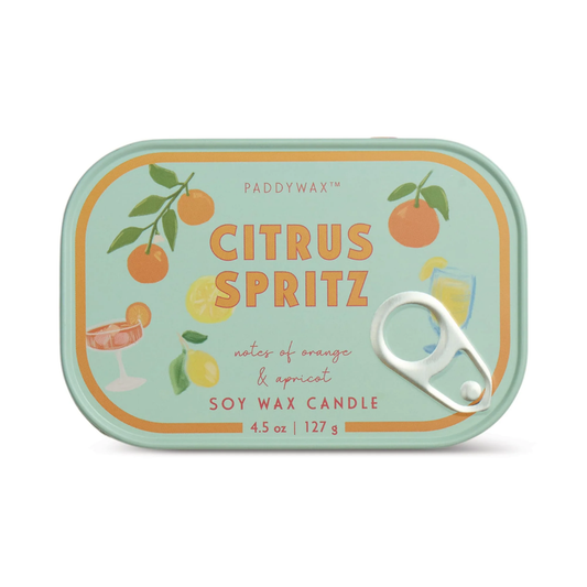 Bistro 4.5 oz Tin Candle - Citrus Spritz
