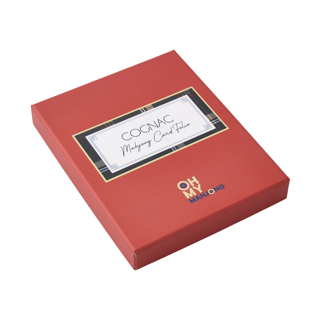 Cognac Mahjong Card Folio